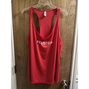All Sport Peloton Women's Racerback Red Tank Top Size 2XL Athletic Sports Biking